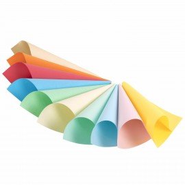 Бумага для оригами и аппликаций 21х21 см, 100 листов, 10 цветов, ОСТРОВ СОКРОВИЩ, 111947