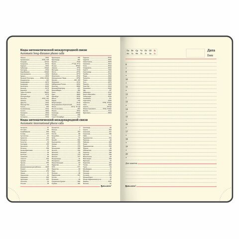 Ежедневник недатированный А5 (138х213 мм), BRAUBERG VISTA, под кожу, гибкий, 136 л., "Edvard Munch", 111984