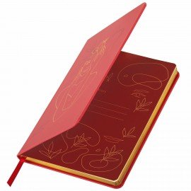 Ежедневник недатированный А5 (138х213 мм), BRAUBERG VISTA, под кожу, твердый, 136 л., "Outline", 111995