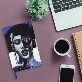 Ежедневник недатированный А5 (138х213 мм), BRAUBERG VISTA, под кожу, гибкий, 136 л., "Vogue", 112003