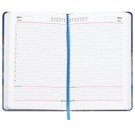 Ежедневник недатированный А5 (138х213 мм), BRAUBERG VISTA, под кожу, твердый, 136 л., "Marble", 112008