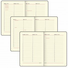 Ежедневник недатированный А5 (138х213 мм), BRAUBERG VISTA, под кожу, гибкий, 136 л., "Noir", 112009