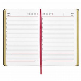 Ежедневник недатированный А5 (138х213 мм), BRAUBERG VISTA, под кожу, гибкий, 136 л., "Pomegranate", 112022