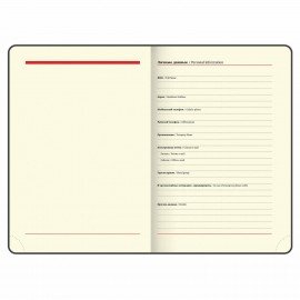 Ежедневник недатированный А5 (138х213 мм), BRAUBERG VISTA, под кожу, гибкий, 136 л., "Revival", 112030