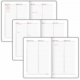 Ежедневник недатированный А5 (138х213 мм), BRAUBERG VISTA, под кожу, гибкий, 136 л., "Peacocks", 112032