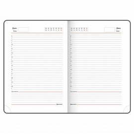 Ежедневник недатированный А5 (138х213 мм), BRAUBERG VISTA, под кожу, гибкий, 136 л., "Gradient", 112033