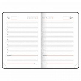 Ежедневник недатированный А5 (138х213 мм), BRAUBERG VISTA, под кожу, гибкий, 136 л., "Paistley", 112039