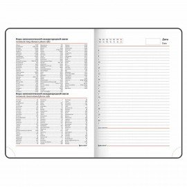 Ежедневник недатированный А5 (138х213 мм), BRAUBERG VISTA, под кожу, гибкий, 136 л., "Calligraphy", 112040