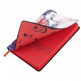 Ежедневник недатированный А5 (138х213 мм), BRAUBERG VISTA, под кожу, гибкий, 136 л., "Jazz", 112044