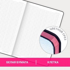 Блокнот А5 (143x210 мм), BRAUBERG VISTA "Spring weather", под кожу, гибкий, 80 л., 112073