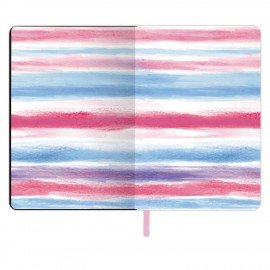 Блокнот А5 (143x210 мм), BRAUBERG VISTA "Spring weather", под кожу, гибкий, 80 л., 112073