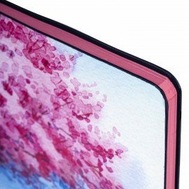 Блокнот А5 (143x210 мм), BRAUBERG VISTA "Spring weather", под кожу, гибкий, 80 л., 112073