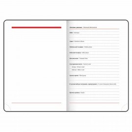 Ежедневник недатированный B6 (127х186 мм), BRAUBERG VISTA, под кожу, гибкий, 136 л., "London", 112105