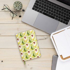 Ежедневник недатированный B6 (127х186 мм), BRAUBERG VISTA, под кожу, твердый, 136 л., "Avocado", 112112