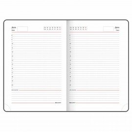 Ежедневник недатированный B6 (127х186 мм), BRAUBERG VISTA, под кожу, твердый, 136 л., "Avocado", 112112