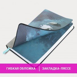 Ежедневник недатированный B6 (127х186 мм), BRAUBERG VISTA, под кожу, гибкий, 136 л., "Spirit", 112117
