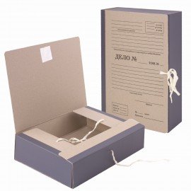 Папка архивная А4 "Форма 21", 80 мм, переплетный картон/бумвинил, завязки, до 800 л., STAFF, 112167