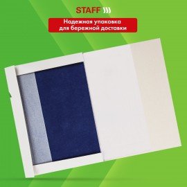 Бумага копировальная (копирка), синяя, А4, 100 листов, STAFF, 112401