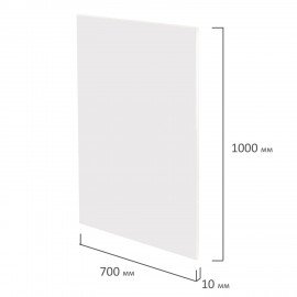 Пенокартон матовый, 70х100 см, толщина 10 мм, белый, КОМПЛЕКТ 5 листов, BRAUBERG, 112476