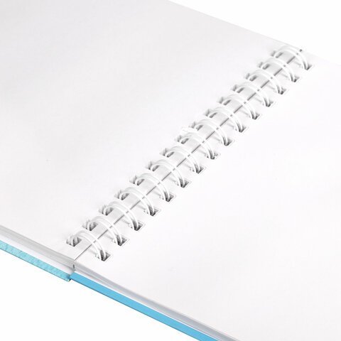 Скетчбук, белая бумага 100 г/м2, 210х290 мм, 80 л., гребень, твердая обложка, BRAUBERG ART DEBUT, 112987