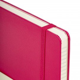 Блокнот А5 (130х210 мм), BRAUBERG ULTRA, балакрон, 80 г/м2, 96 л., клетка, розовый, 113038