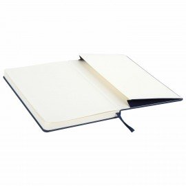 Блокнот А5 (130х210 мм), BRAUBERG ULTRA, балакрон, 80 г/м2, 96 л., линия, темно-синий, 113045