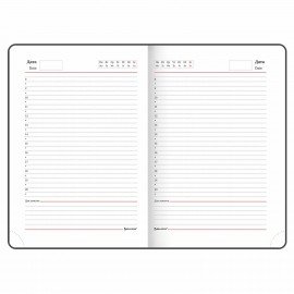 Ежедневник с магнитным клапаном недатированный, под кожу, А5, темно-синий, BRAUBERG "Magnetic X", 113279