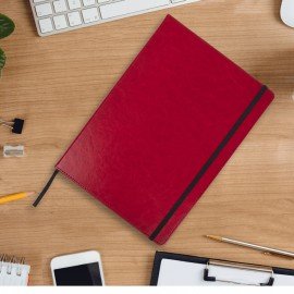 Ежедневник недатированный БОЛЬШОЙ ФОРМАТ 210х297 мм А4, BRAUBERG "Office", 160 л., красный, 113286