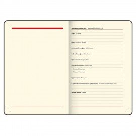 Ежедневник недатированный БОЛЬШОЙ ФОРМАТ 210х297 мм А4, BRAUBERG "Office", 160 л., красный, 113286