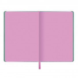 Блокнот-скетчбук А5 (148x218 мм), BRAUBERG "Metropolis Mix", под кожу, 80 л., без линовки, мятный, 113319