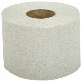 Бумага туалетная 75 "ЧЕСТНЫЙ БОЛЬШОЙ РУЛОНЧИК 75" на втулке (эконом) серый, 113357, 113357 (М-68)