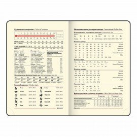 Ежедневник недатированный МАЛЫЙ 100х150 мм А6 BRAUBERG "Status", под кожу, 160 л., синий, 113368