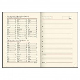 Ежедневник недатированный А5 138х213 мм BRAUBERG "FLAME", под кожу, 160 л., черный, серебряный срез, 113425