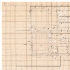 Бумага масштабно-координатная (миллиметровая) ПЛОТНАЯ, рулон 640 мм х 10 м, оранжевая, 80 г/м2, STAFF, 113482