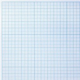 Бумага масштабно-координатная (миллиметровая), планшет, А4, голубая, 20 листов, ПЛОТНАЯ 80 г/м2, STAFF, 113490