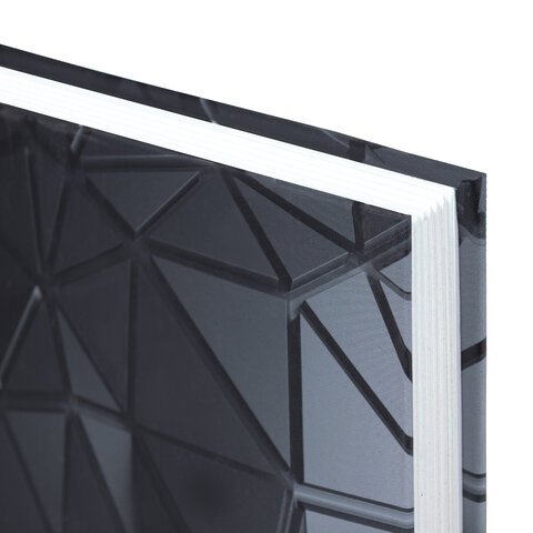 Ежедневник недатированный А5 (145х215 мм), ламинированная обложка, 128 л., STAFF, "3D Triangles", 113527