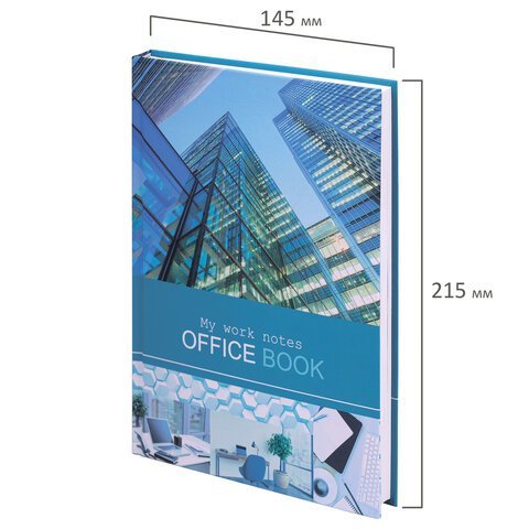 Ежедневник недатированный А5 (145х215 мм), ламинированная обложка, 128 л., STAFF, "Office", 113530