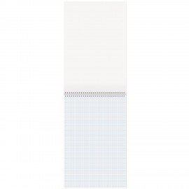 Блокнот БОЛЬШОЙ ФОРМАТ А4 198х297 мм, 80 л., гребень, жесткая подложка, клетка, BRAUBERG, "Dark", 114355