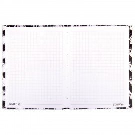 Блокнот МАЛЫЙ ФОРМАТ (110х147 мм), А6, 80 л., твёрдый, клетка, STAFF, "Аниме", 114436