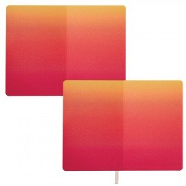 Ежедневник недатированный А5 138х213 мм, BRAUBERG "Grade", под кожу, 136 л., малиновый-жёлтый, 114463