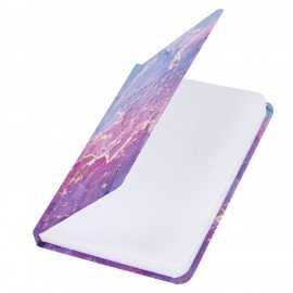 Ежедневник недатированный с резинкой, МАЛЫЙ ФОРМАТ А6 (109х148 мм), BRAUBERG, 128 л., "Мрамор", 114569