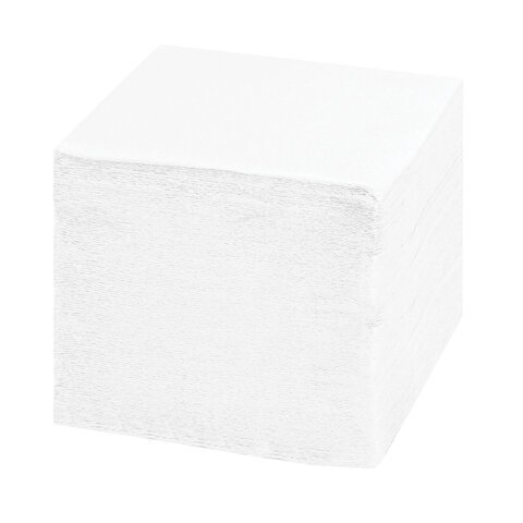 Салфетки бумажные 400 шт., 24х24 см, "Big Pack", белые, 100% целлюлоза, LAIMA, 114724