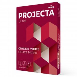 Бумага офисная БОЛЬШОГО ФОРМАТА (297х420), А3, 80 г/м2, 500 л., марка А, PROJECTA ULTRA, Россия, 162% (CIE)