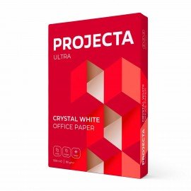 Бумага офисная БОЛЬШОГО ФОРМАТА (297х420), А3, 80 г/м2, 500 л., марка А, PROJECTA ULTRA, Россия, 162% (CIE)
