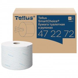 Бумага туалетная 207 м, TORK (Система T8) SmartOne, КОМПЛЕКТ 8 шт., Advanced, 2-слойная, 4722, 472272