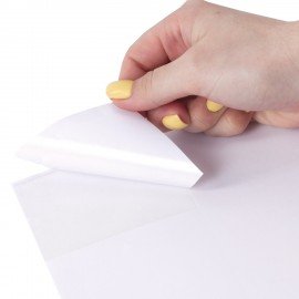 Этикетка самоклеящаяся 70х42,3 мм, 21 этикетка, белая, 80 г/м2, 100 листов, STAFF, 115181