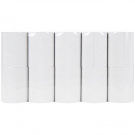 Чековая лента ТЕРМОБУМАГА 80 мм (диаметр 60 мм, длина 50 м, втулка 12 мм) КОМПЛЕКТ 60 шт., BRAUBERG, 115376