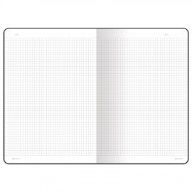 Блокнот с резинкой в клетку 96 л., БОЛЬШОЙ ФОРМАТ А4 204х299 мм, BRAUBERG, "Identity", 115528