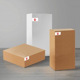 Этикетка самоклеящаяся 70х37,1 мм, 24 этикетки, белая, 80 г/м2, 100 листов, STAFF BASIC, 115677