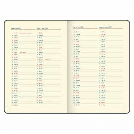 Ежедневник датированный 2025 А5 148х218 мм GALANT "Combi Contract", под кожу, темно-синий, 115711